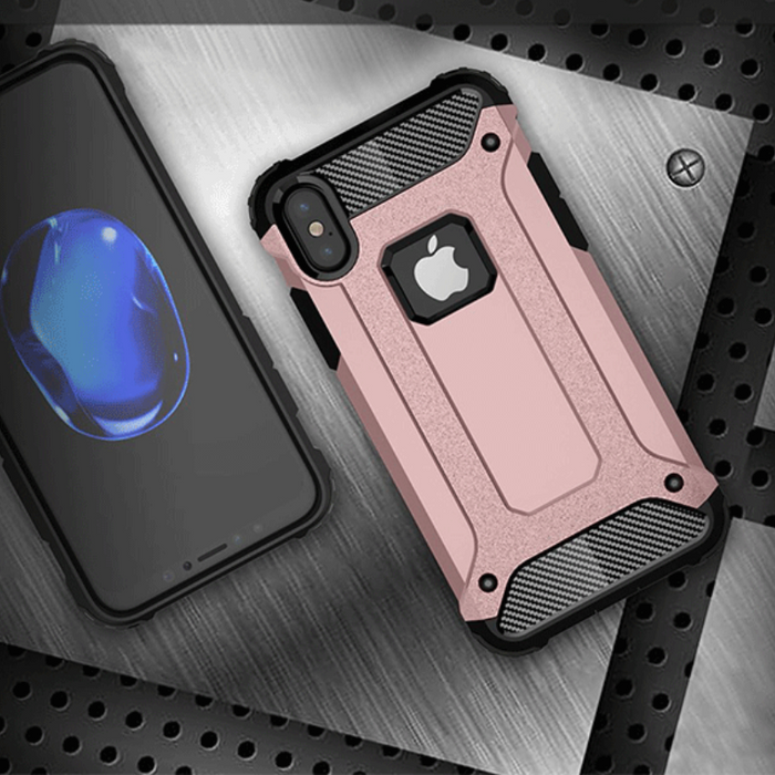 Strong Hybrid Shockproof Armor Phone Back Case For iPhone X