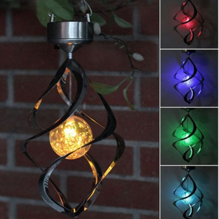 LED Color Changing Solar Wind Chime Light