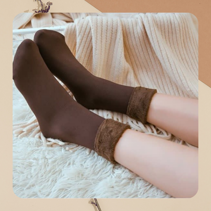 Seamless Velvet Warm Socks