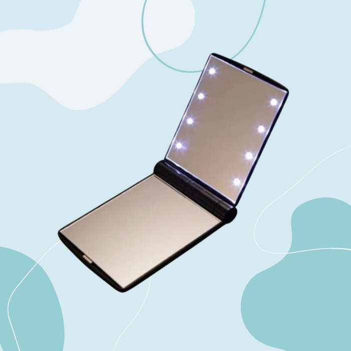 8-LED Light Pocket Mirror