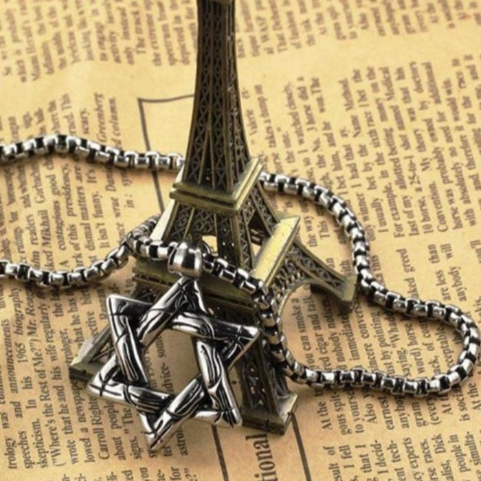 Men's Jewish Star Pendant