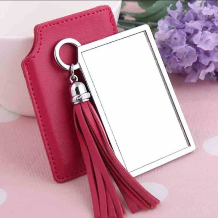 Portable Pink Pocket Mirror