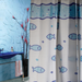 Waterproof Shower Curtain - Fish Design - FREE SHIP DEALS