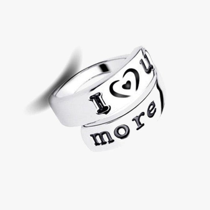 I Love You More Hand Stamped Ring - FREE SHIP DEALS