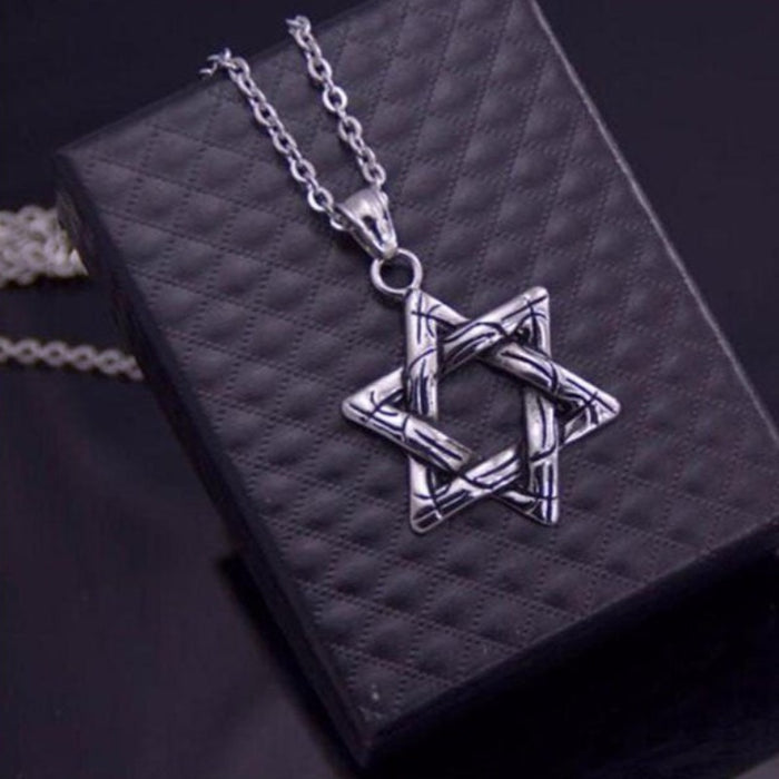 Men's Jewish Star Pendant