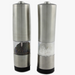 Pair of Brushed Stainless Steel Electric Grinders - Salt & Pepper - FREE SHIP DEALS