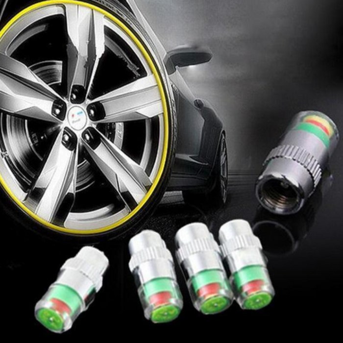 Set of 4 Car Tire Pressure Monitors