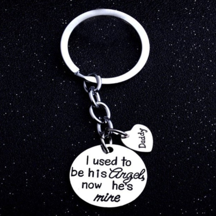 I Used To Be His Angel Keychain - FREE SHIP DEALS