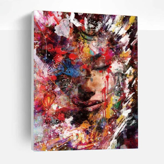 Paint By Numbers Kit - Abstract & Colourful