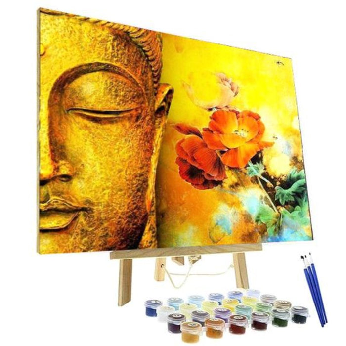 Paint By Numbers Kit - Golden Buddha
