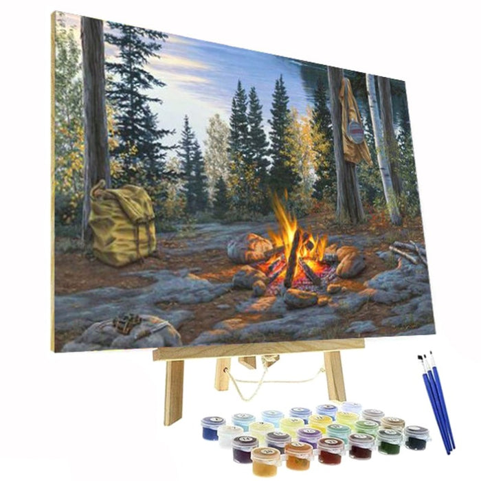 Paint By Numbers Kit - Campfire