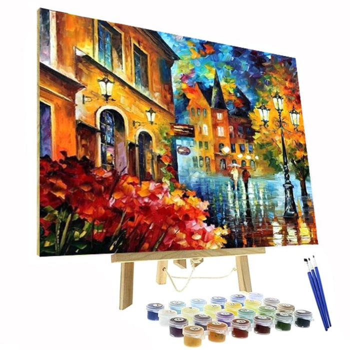 Paint By Numbers Kit - Colorful Street