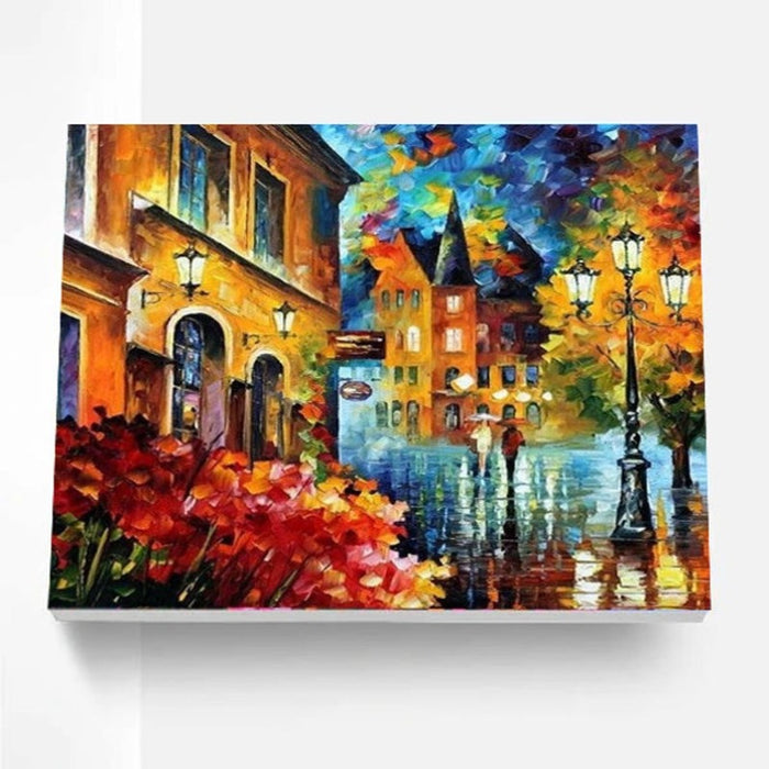 Paint By Numbers Kit - Colorful Street