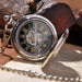 Silver Shield Full Hunter Pocket Watch - Ashley Jewels - 4