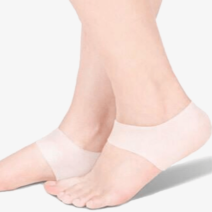 Silicone Gel Heel and Ankle Sleeve for Plantar Fasciitis