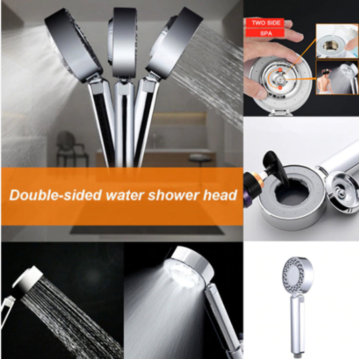 Hand-Held Double-Sided Shower Head