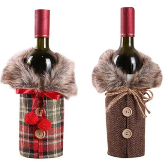 Holiday Wine Bottle Cover