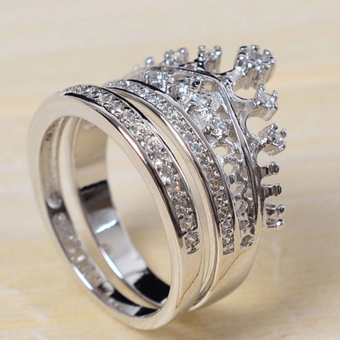 Imperial Crown Ring Set