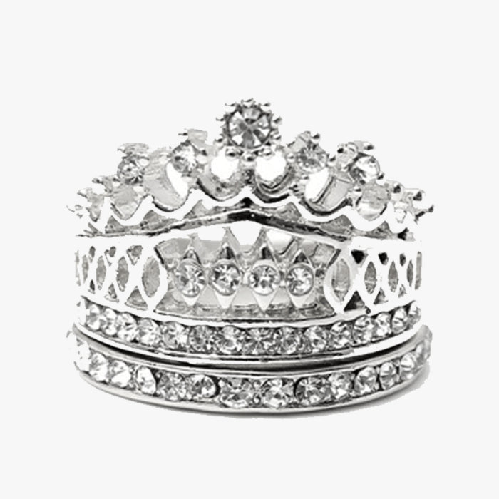 Imperial Crown Ring Set