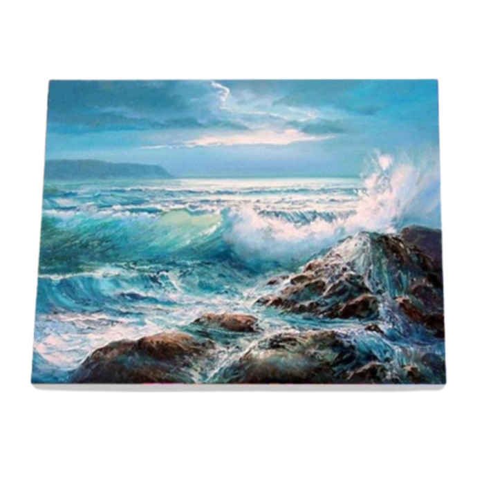 Paint By Numbers Kit - Waves Crashing