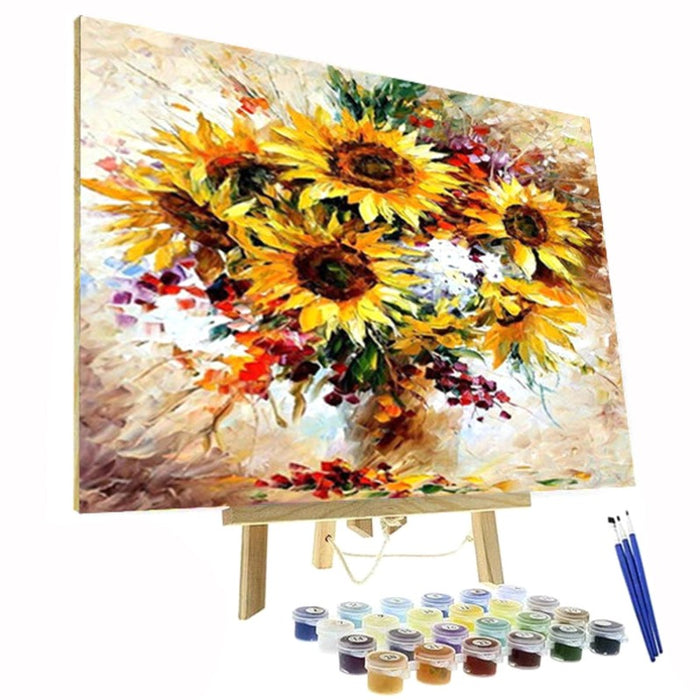 Paint By Numbers Kit - Sunflowers