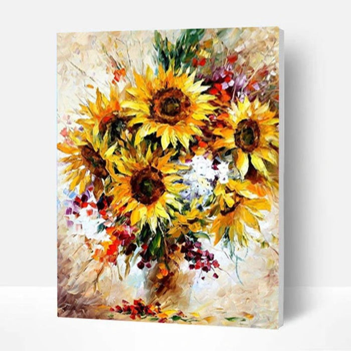 Paint By Numbers Kit - Sunflowers