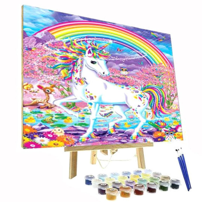 Paint By Numbers Kit - Rainbow Unicorn