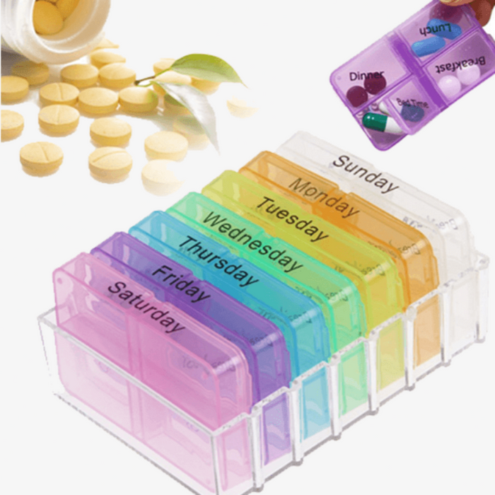 Weekly Pop-Up Pill Organizer - FREE SHIP DEALS