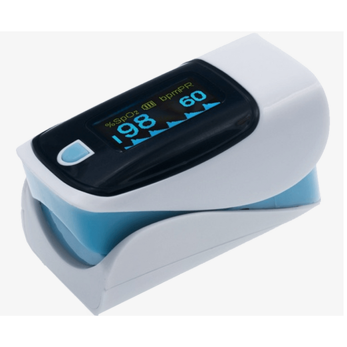 Advanced Finger Tip Pulse Oximeter with Neck and Wrist Cord