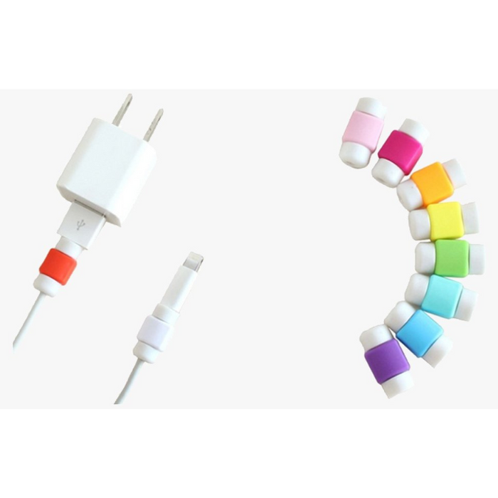 Lightning Cable Protectors - 6 Pack