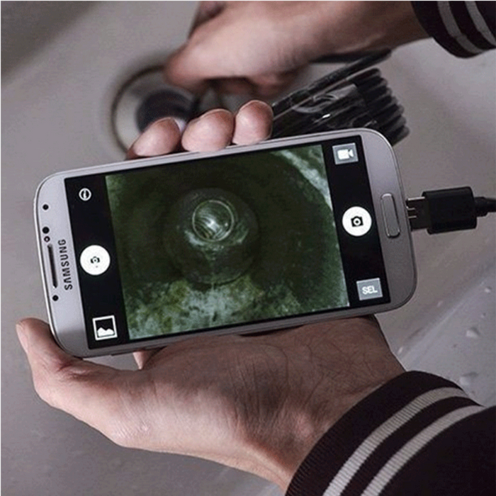 Smartphone Waterproof Endoscope Inspection Camera