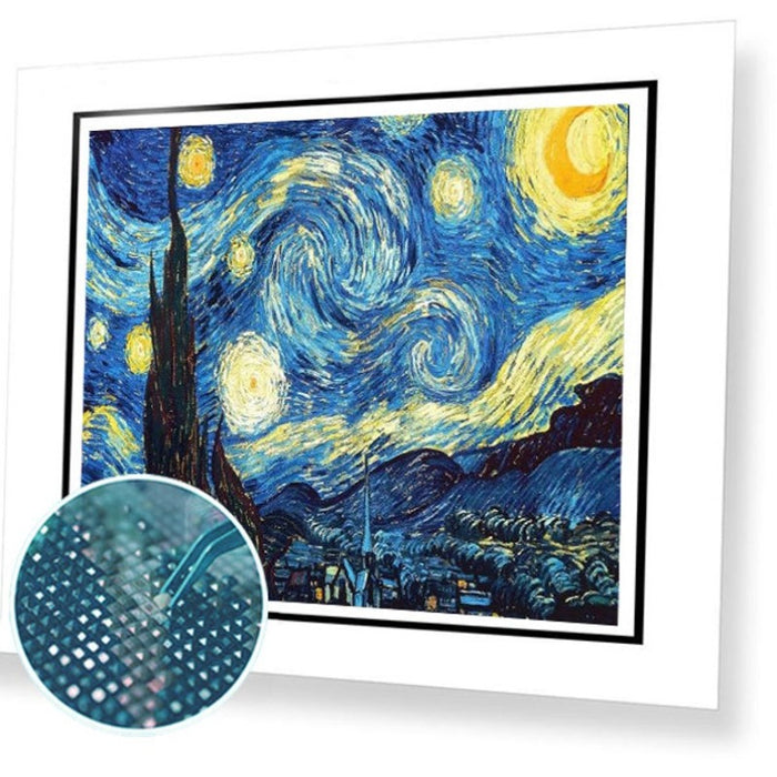 Paint By Diamonds Kit - Van Gogh Starry Night 5D