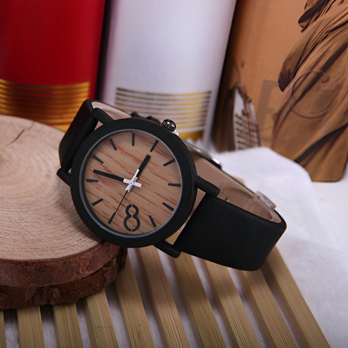 Men's Quartz Wooden Watch