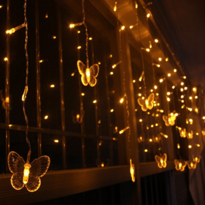 4M 40 LED Party Fairy Butterflies Lights Battery Operated LED - FREE SHIP DEALS