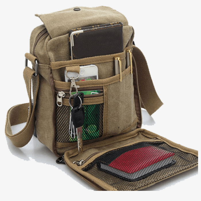 Stylish Men's Canvas Messenger Bag