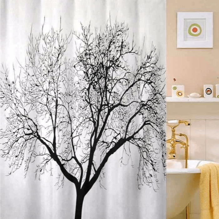 Waterproof Shower Curtain - Tree Design - FREE SHIP DEALS