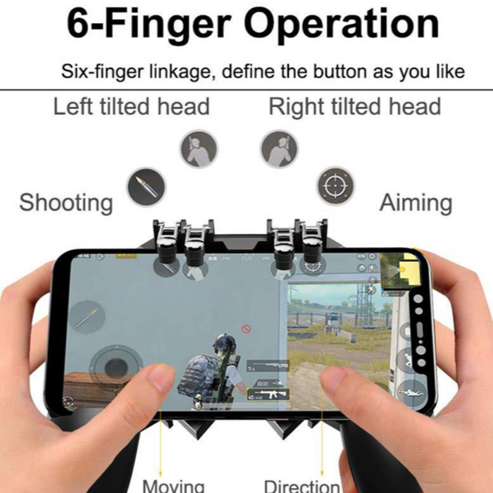 Six Finger Gamepad Controller