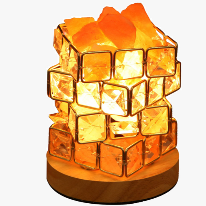 Rubik's Cube Himalayan Salt Lamp