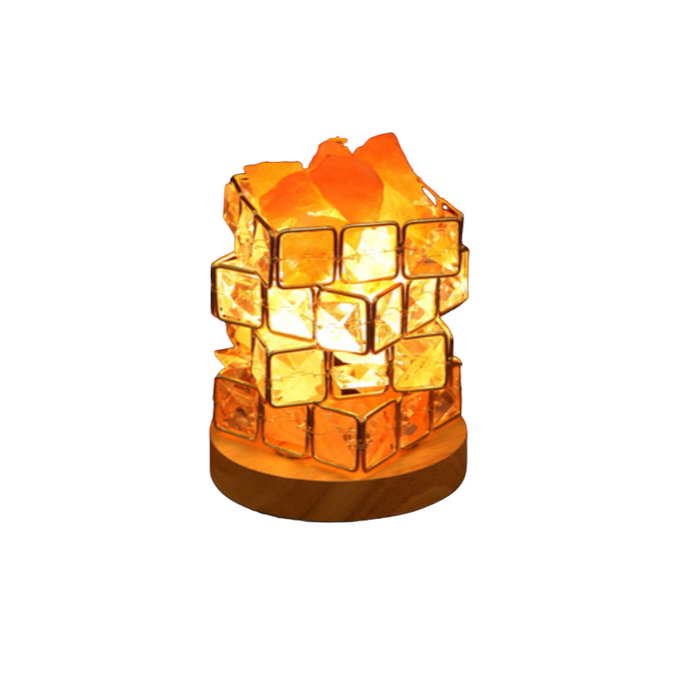 Rubik's Cube Himalayan Salt Lamp