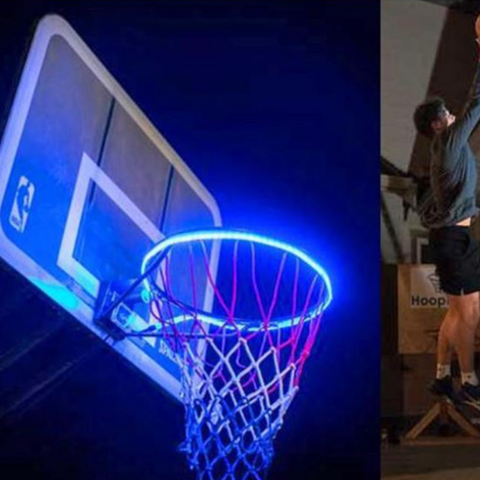 LED Strip Basketball Hoop