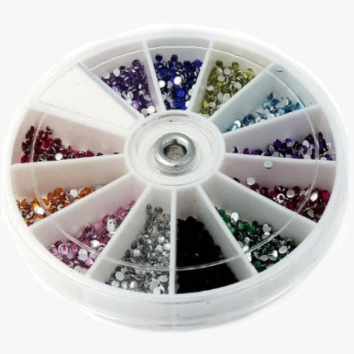 12 Color Nailart Manicure Wheels - FREE SHIP DEALS