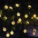 20 LED Solar-Powered Crystal Ball String Lights - FREE SHIP DEALS